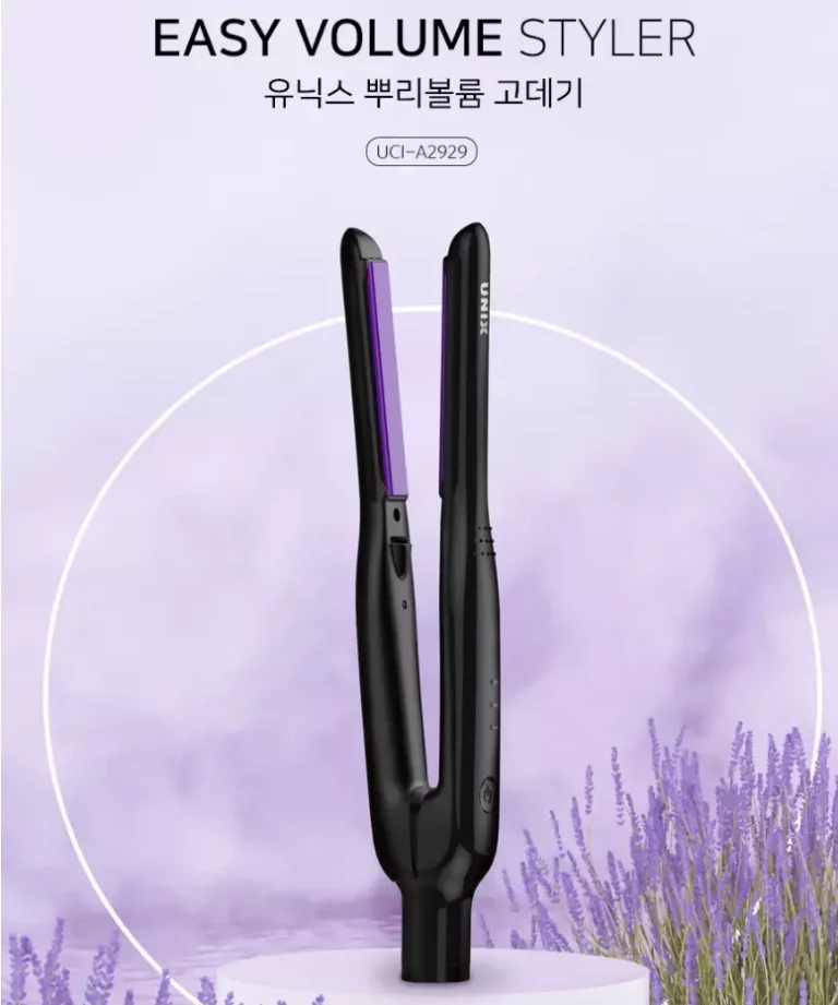 유닉스 UCI-A2929 뿌리볼륨 고데기｜1cm 발열판이 필요한 이유